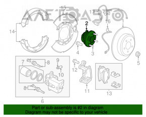 Rulment roata spate stanga Chrysler 300 11-