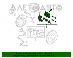 Suport spate dreapta Toyota Rav4 06-12 ruginit