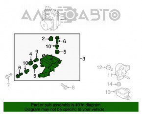 Suport ABS Nissan Leaf 13-17