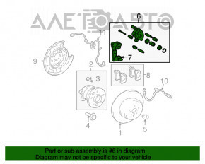 Suport spate stânga Toyota Highlander 01-07