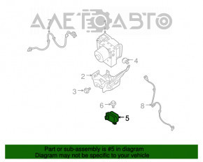 G-SENSOR. SUSPENSION YAW SENSOR Nissan Murano z51 09-14