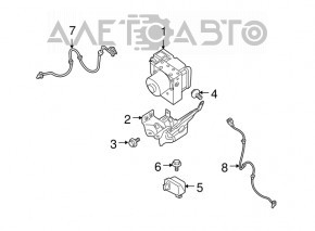 G-SENSOR. SENZOR DE ÎNCLINARE A SUSPENSIEI Nissan Murano z51 09-14