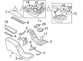 Розетка центральной консоли Dodge Grand Caravan 11-20