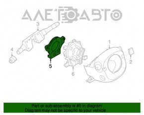 Senzorul unghiului de rotire a volanului Infiniti JX35 QX60 13-