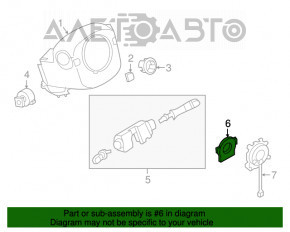 Senzorul unghiului de virare al volanului Nissan Sentra 16-19