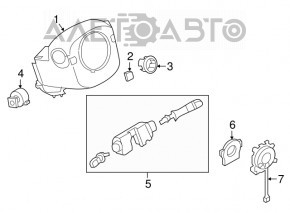 Датчик угла поворота руля Nissan Sentra 16-19