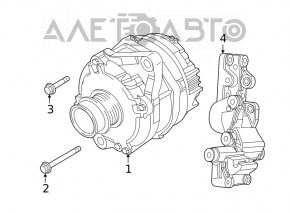 Генератор Dodge Journey 11- 2.4 неориг