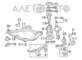 Maneta inferioara fata dreapta Lexus ES350 07-12 nou original OEM