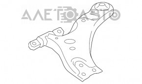 Maneta inferioara fata stanga Toyota Highlander 14-16 nou original OEM