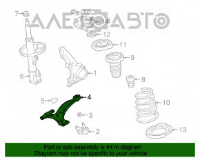 Maneta inferioară frontală stângă Lexus RX300 98-03 nouă OEM originală