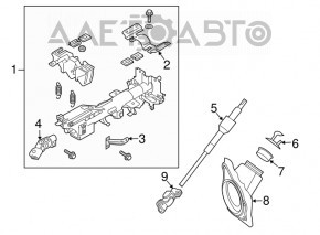 Рулевой карданчик Infiniti G25 G35 G37 4d 06-14