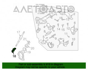 Рулевой карданчик нижний Infiniti FX35 FX45 03-08 новый OEM оригинал