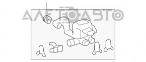 Клапан пневмоподвески передний Lexus RX300 RX330 RX350 04-09