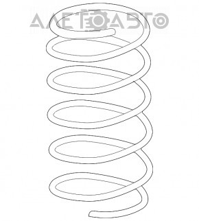 Пружина передняя правая Lexus IS 14-20 awd