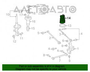 Arc spate dreapta Toyota Highlander 01-07 AWD