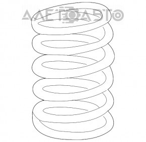 Arc spate stânga Lexus RX350 10-15 FWD rigiditate 2 alb.