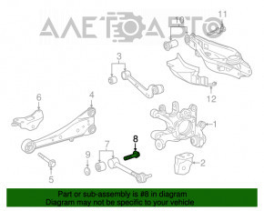 Piuliță de direcție pentru Lexus CT200h 11-17, nouă, originală OEM