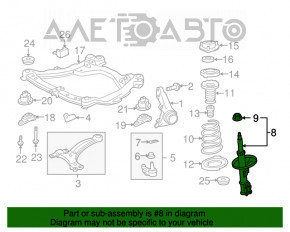 Suport amortizor asamblat dreapta față Lexus ES350 07-09