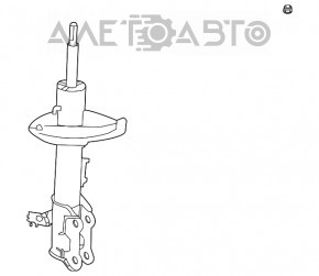 Амортизатор передний правый Toyota Highlander 20-22 AWD