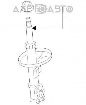 Amortizor fata dreapta Toyota Camry v40 hibrid nou original OEM