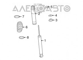 Amortizor spate dreapta Lexus Hs250h 10-12