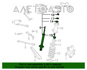 Amortizor spate stânga Lexus GS450h 06-07