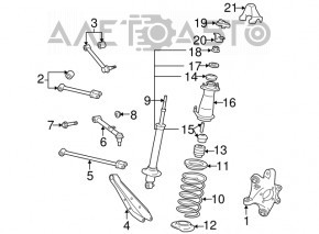 Amortizor spate stânga Lexus GS450h 06-07