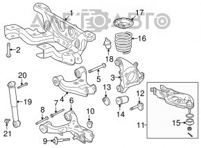 Amortizor spate stânga Toyota Sequoia 08-16