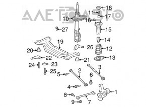 Amortizor spate stânga Lexus ES350 07-12