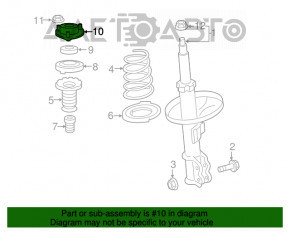 Опора амортизатора передняя левая Toyota Avalon 13-18 без подшипника