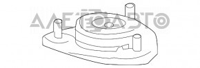 Suport amortizor față dreapta Lexus RX350 RX450h 16-22 nou OEM original