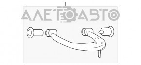 Maneta superioară dreapta față pentru Lexus GX470 03-09, nouă, originală OEM