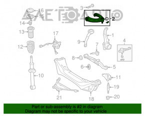 Maneta superioară față stânga Lexus IS200 IS300 99-05