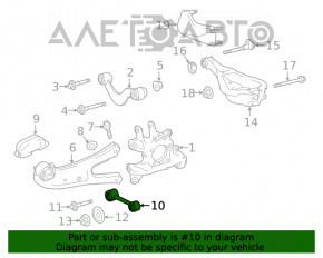 Bară transversală spate stânga Toyota Highlander 20- nou OEM original