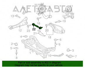 Bara de reglare spate stânga Lexus Hs250h 10-12