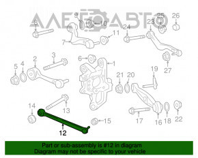 Maneta spate stânga inferioară Lexus LS460 LS600h 07-12