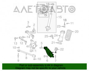 Maneta transversală inferioară stânga spate Lexus IS200 IS300 99-05