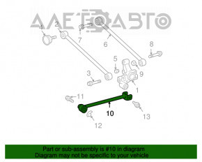 Maneta longitudinală spate stânga pentru Lexus RX400h 06-09 FWD cu silentbloc rupt