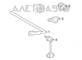 Stabilizator spate pentru Lexus GS300 GS350 06-11