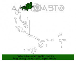 Кронштейн стабилизатора передний левый Lexus GS300 GS350 GS430 GS450h 06-07 rwd