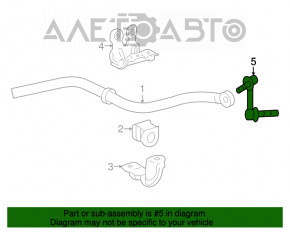 Bară stabilizatoare față stânga pentru Lexus GS300 GS350 GS430 GS450h 06-11 rwd