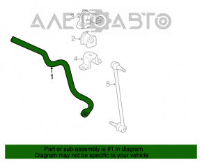 Stabilizatorul frontal pentru Lexus RX400h 06-09