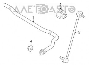 Стабилизатор передний Lexus Hs250h 10-12