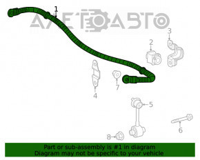 Stabilizator spate Toyota Highlander 20- 2.4t, 3.5