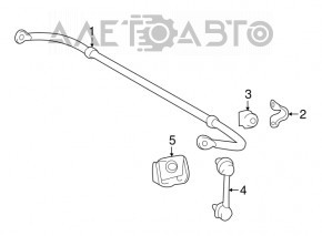 Stabilizator spate pentru Lexus RX350 RX450h 20-