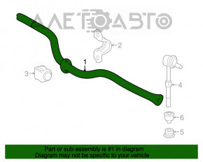 Stabilizator spate pentru Lexus NX300 18-21 AWD