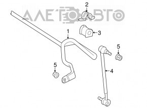 Bară stabilizatoare față stânga pentru Lexus ES350 07-12