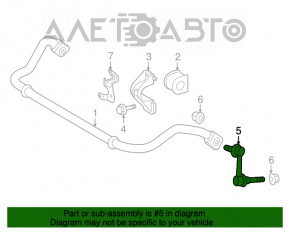 Bara de stabilizare față dreapta pentru Lexus LS460 07-12