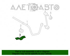 Suportul de fixare a stabilizatorului din spate dreapta pentru Toyota Camry v40.