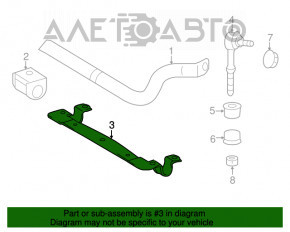 Bara de fixare a stabilizatorului spate pentru Lexus CT200h 11-17